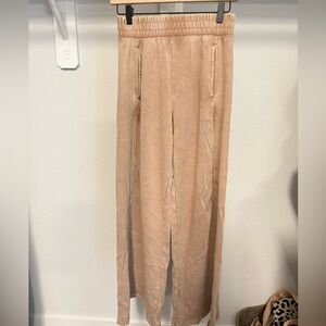 wide leg sweat pant